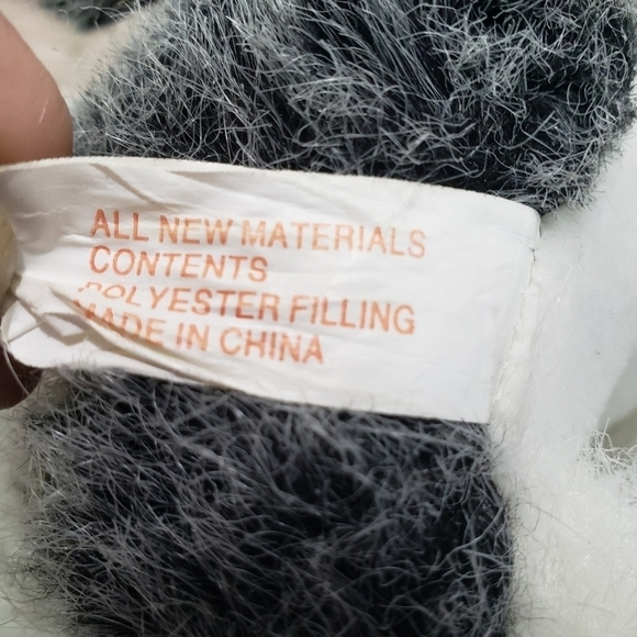 Shalom Toy Co Wolf Husky Dog 8" Plush Stuffed Animal Toy Scruffy Blue Eyes - Picture 8 of 9